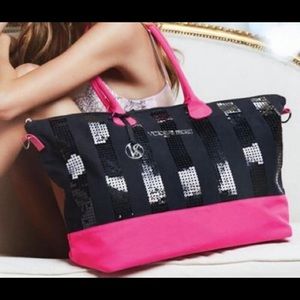 Victoria’s Secret Weekend Tote with sequins